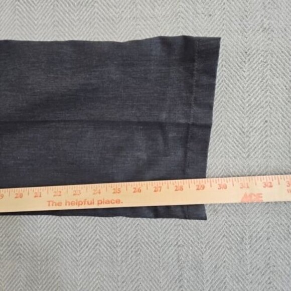 Twinhill Men's 36W 30L Flat Front Dark Gray Work Pants Reflective Stripe - Picture 8 of 12